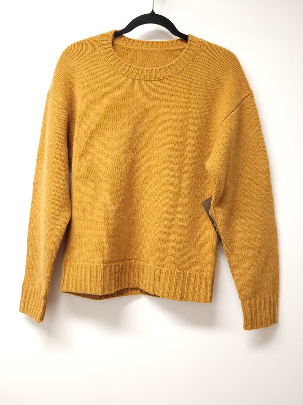 Womens Wool Cashmere Crew Neck Long Sleeve Sweater Proto